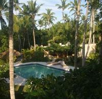 View pool of the Hotel VILLA EVA LUNA - Las Terrenas - Dominican Republic